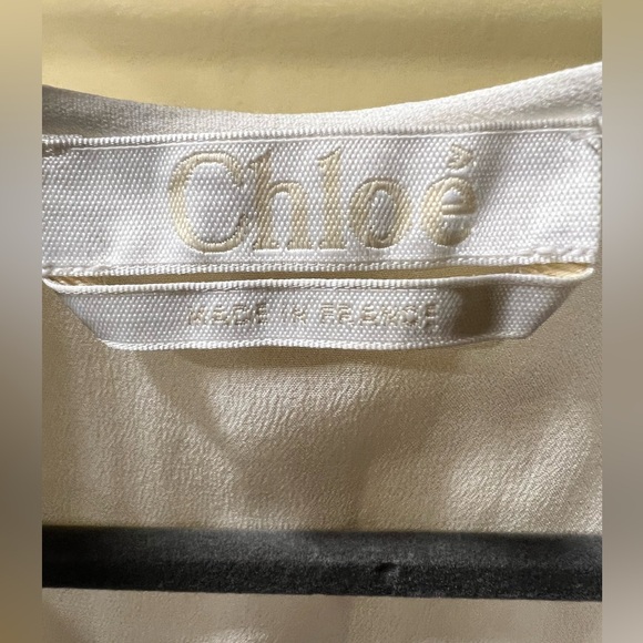 Chloe Milk Flutter Sleeve Tie Dress - Picture 5 of 8